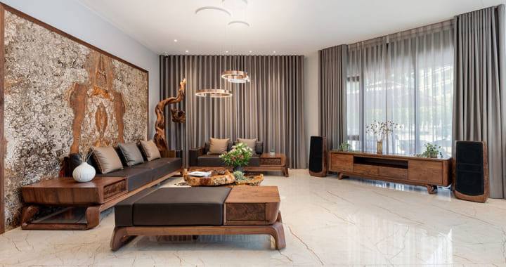 bàn ghế gỗ phòng khách