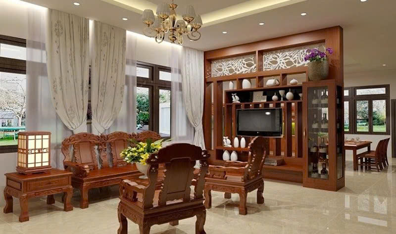 bàn ghế gỗ phòng khách