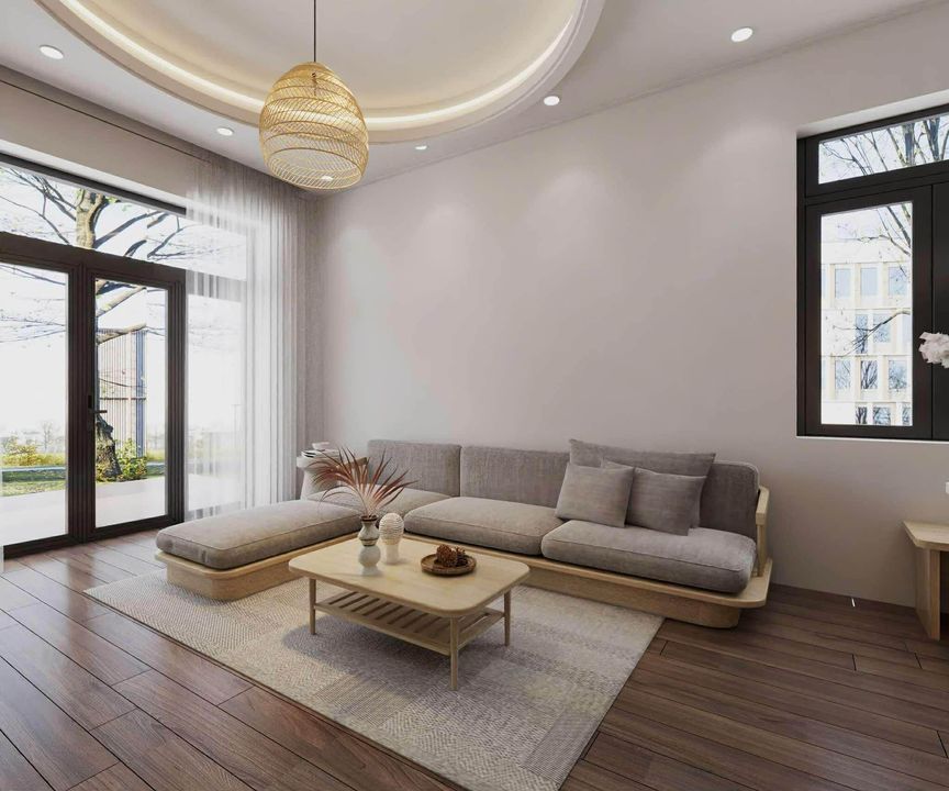 bàn ghế sofa gỗ