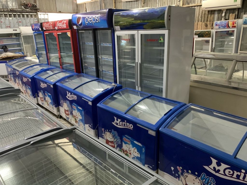 thu mua tủ mát cũ