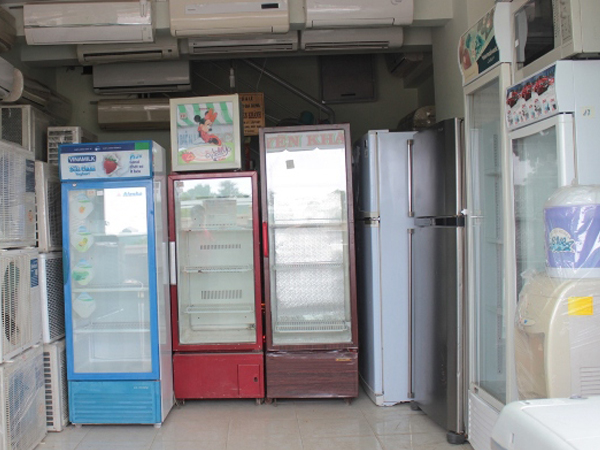 thu mua tủ mát cũ