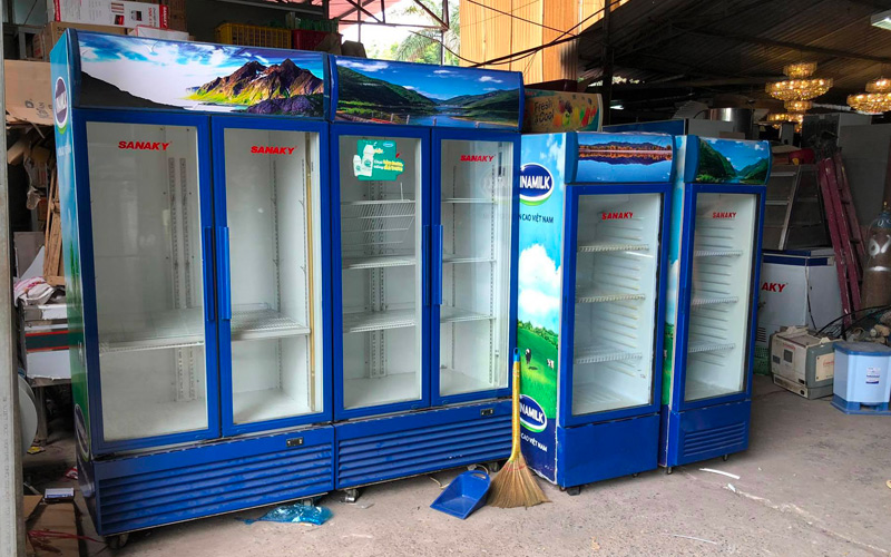 thu mua tủ mát cũ