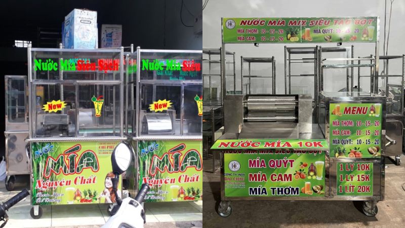 thu mua xe nước mía cũ