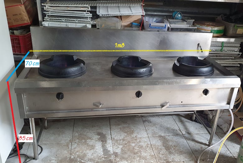 thanh lý bếp công nghiệp