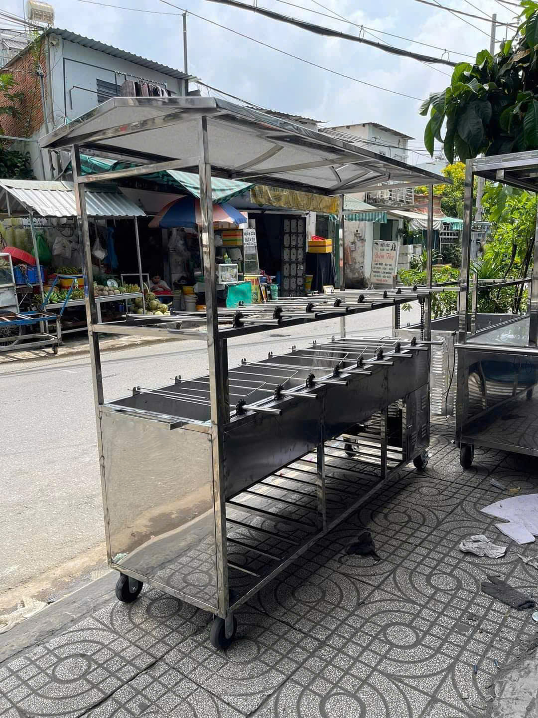 thanh lý lò quay nướng