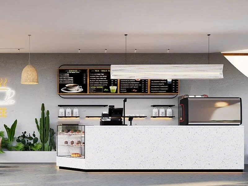 thanh lý quầy pha chế