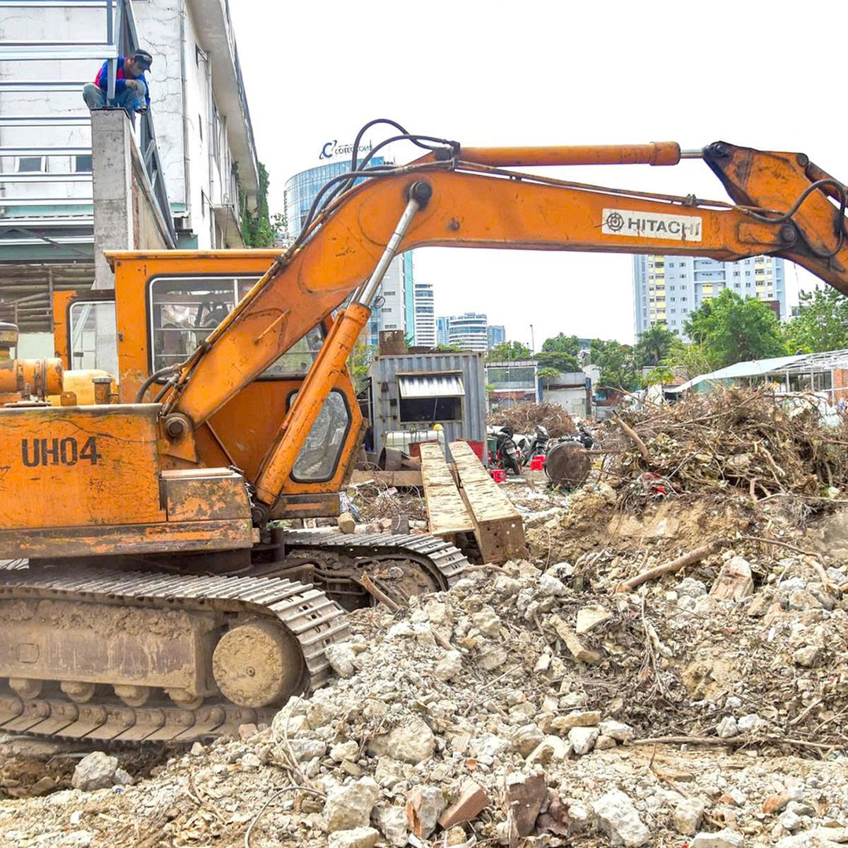 thu gom rác thải xây dựng