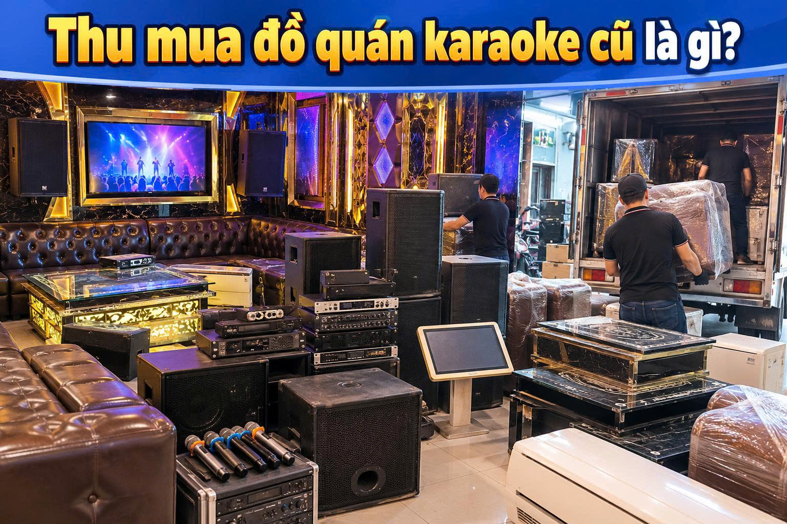 thu mua đồ quán karaoke cũ