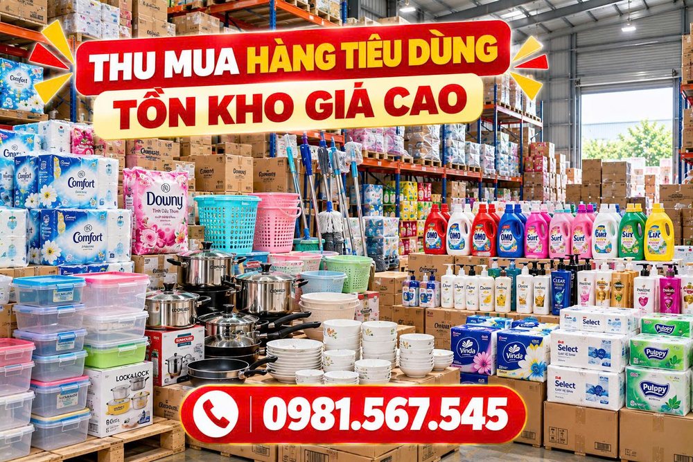 Các loại hàng tồn kho Huế được Đức Dương thu mua hiện nay