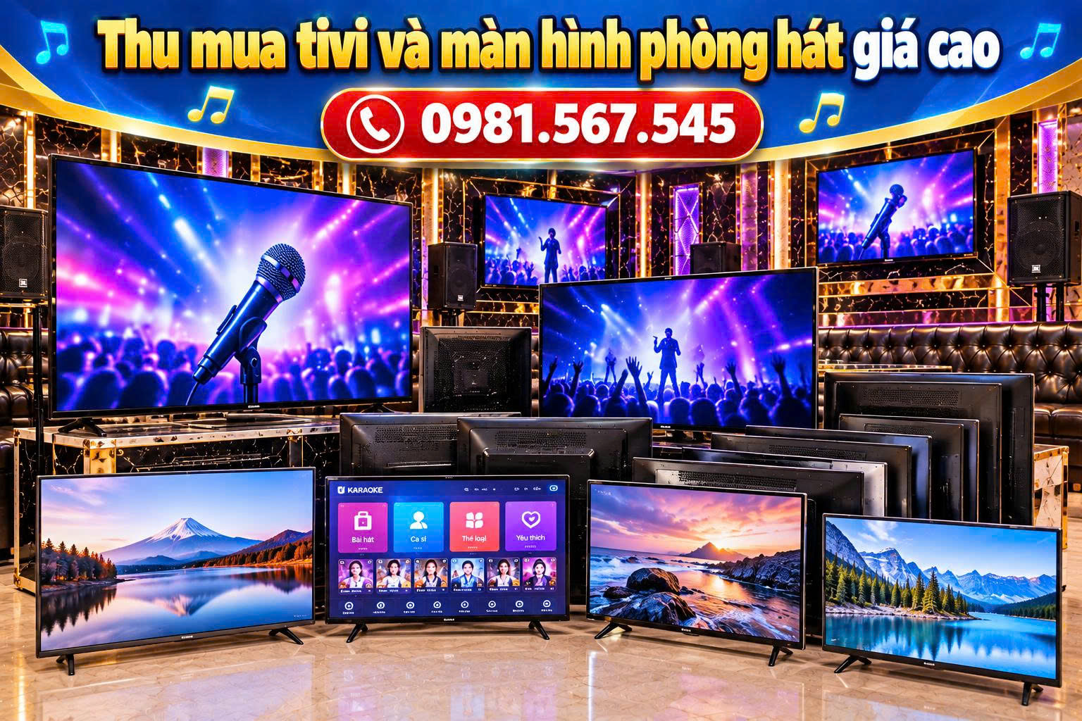 thu mua đồ quán karaoke cũ